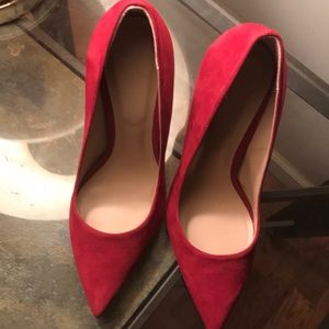 Deep red pumps by Aldo size 8